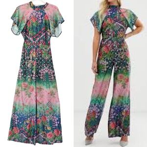 ASOS Multicolor Floral Jumpsuit